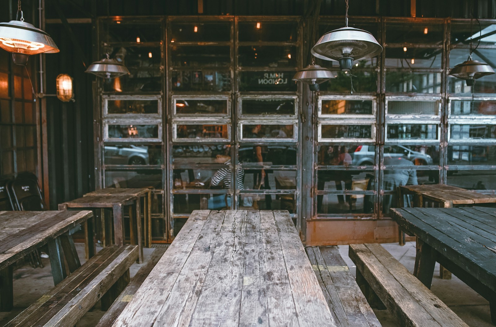 A table by the glow — representative stock photograph