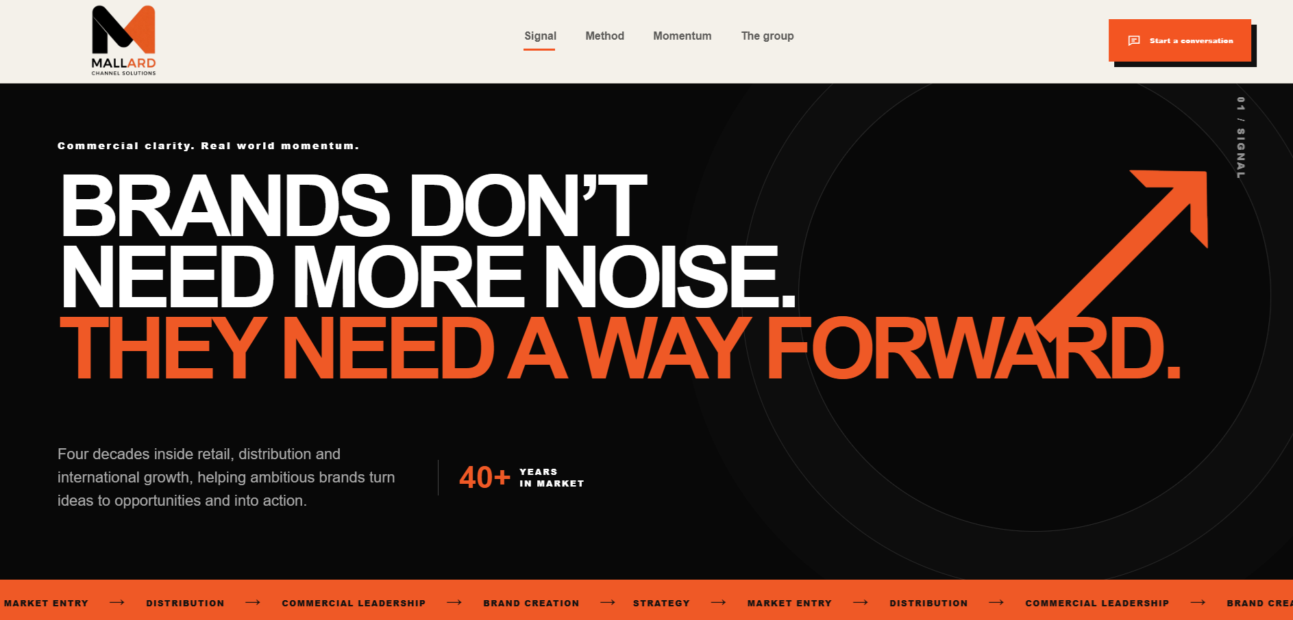 Mallard Channel Solutions website